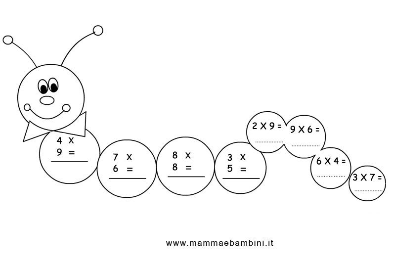 bruco tabelline 2