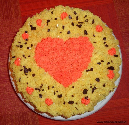 torta mimosa cuore