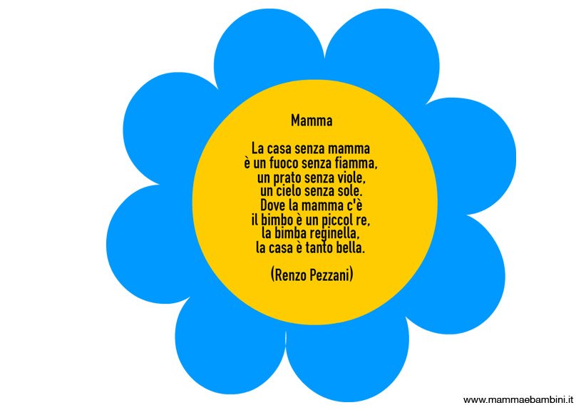 Poesia per la festa della mamma da stampare