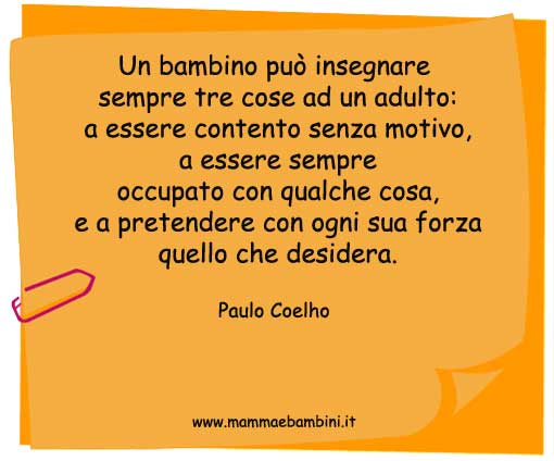 frase del giorno sui bambini