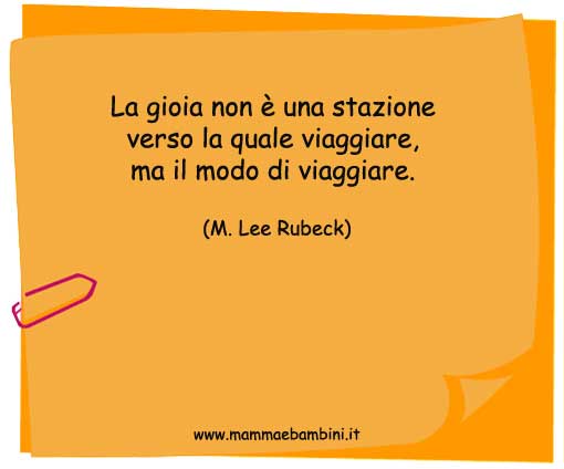 frase sulla gioia di vivere