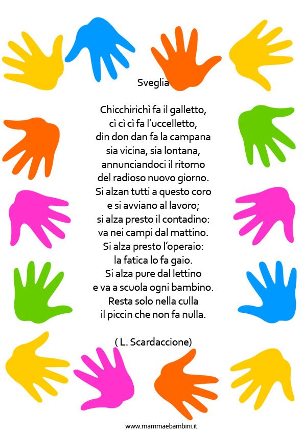 Raccolta Poesie Sul Primo Giorno Di Scuola Mamma E Bambini