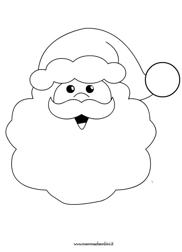 Disegni Su Babbo Natale Da Colorare Mamma E Bambini