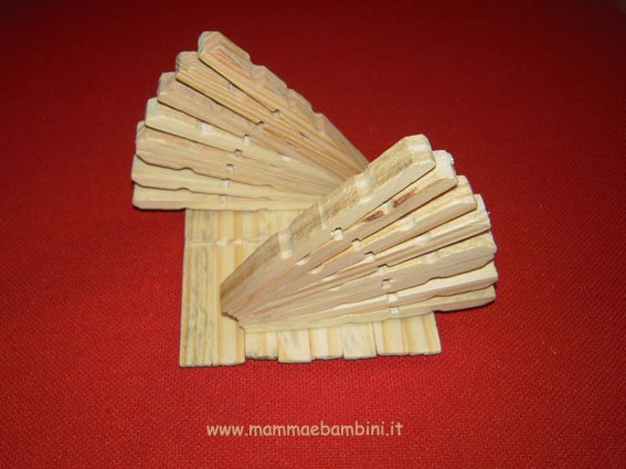 Lavoretti Con Mollette Di Legno Portatovaglioli Mamma E Bambini