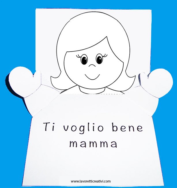 Biglietti per la Festa della Mamma Biglietto pop up con fiori - Lavoretti  Creativi