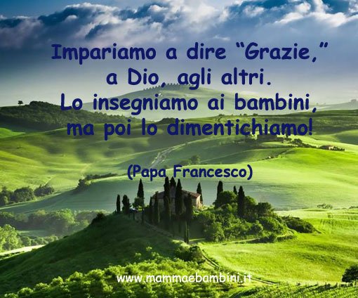 frasi sul dire grazie