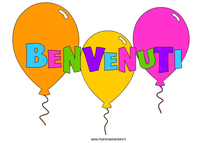 Scritta BENVENUTI con palloncini 1 benvenuti-palloncini-1