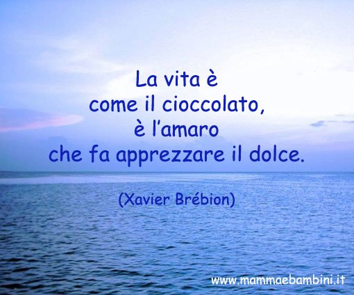 frase sul cioccolato