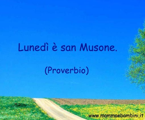 frase sul lunedi