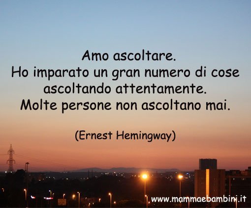 frasi ascolto