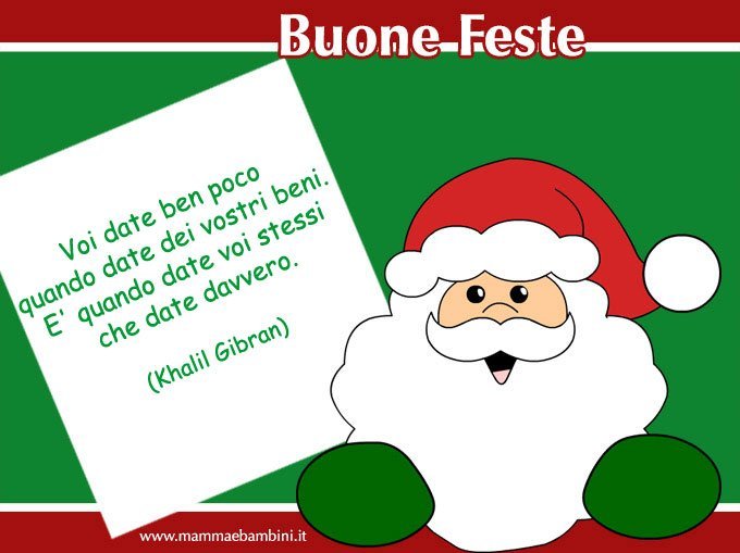 frasi per natale donare