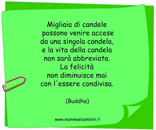 frase condividere la felicita