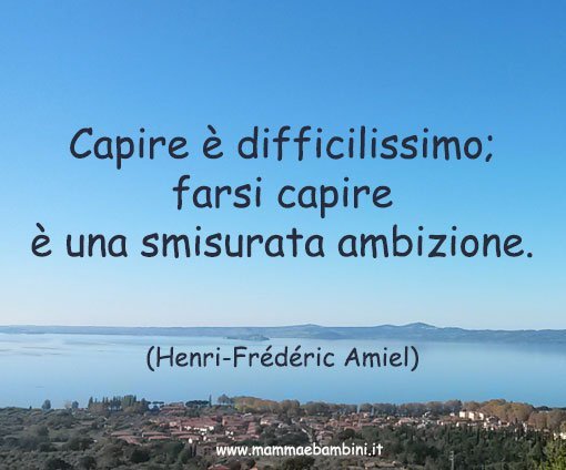 Frase sul farsi capire 