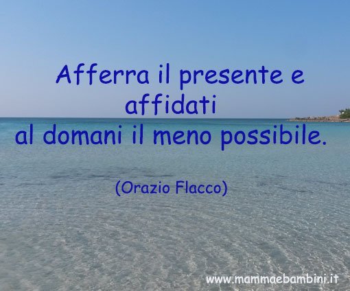 frase sul presente