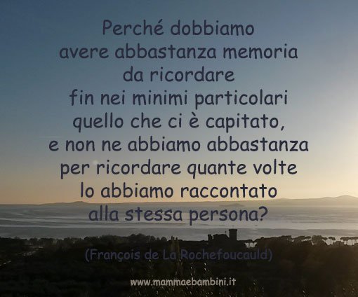 frase sulla memoria