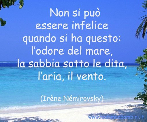 frase sul mare