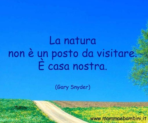 Frase sulla natura 8 giugno 2016