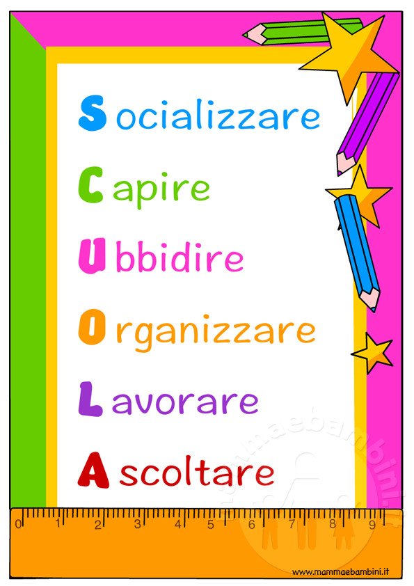 Idee per primo giorno di scuola