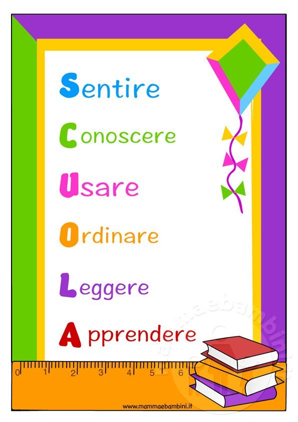 Parola scuola da stampare 1 Parola scuola da stampare