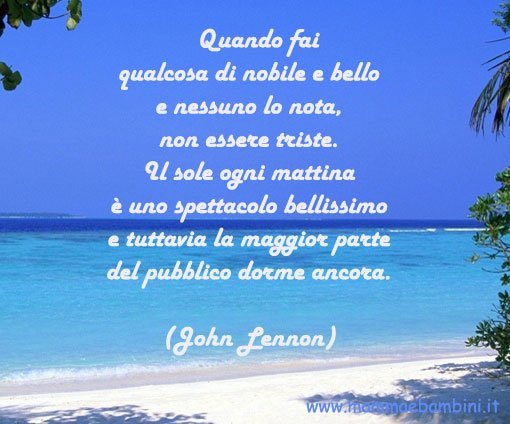 Frasi Di Natale John Lennon.Frase Sul Fare Qualcosa Di Bello Mamma E Bambini