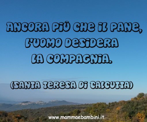 Frase sul desiderio di compagnia