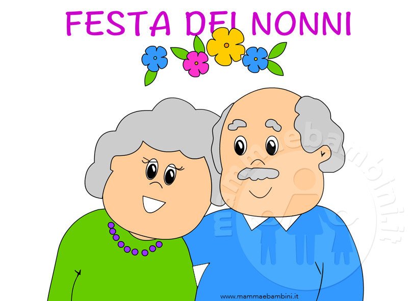 Disegno coppia nonni abbracciati 1 Disegno coppia nonni abbracciati