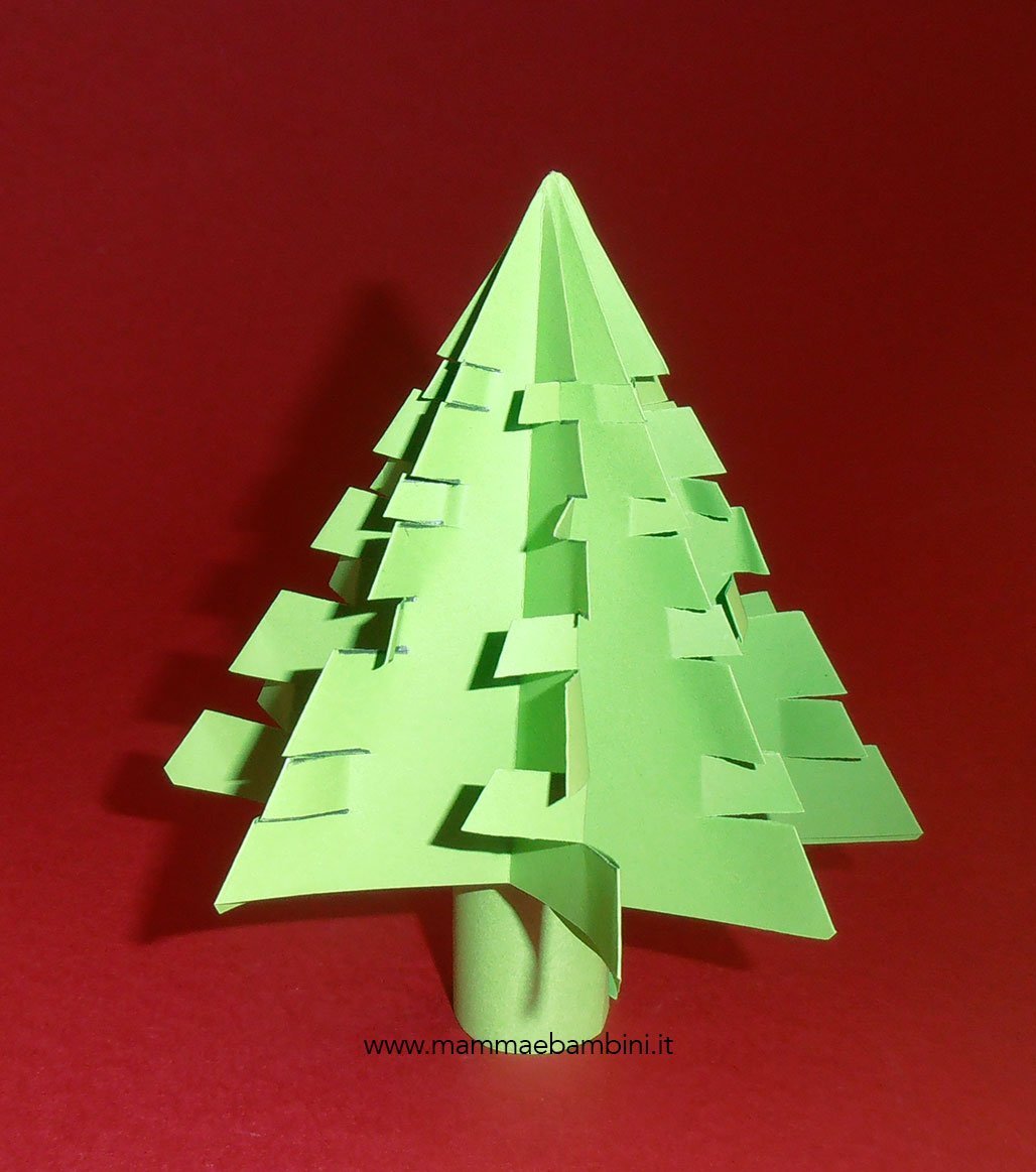 Segnaposto Natalizi Origami.Tutorial Albero Di Natale Origami Mamma E Bambini