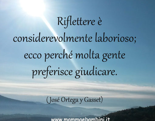 frasi sul giudicare – Mamma e Bambini
