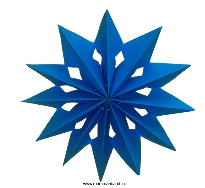 Realizzare festone con stelle di Natale 4 stella-natale-festone24