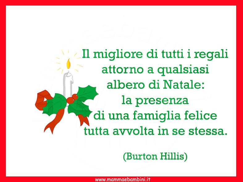 frase famiglia a natale