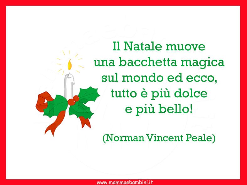 frase sulla magia del natale