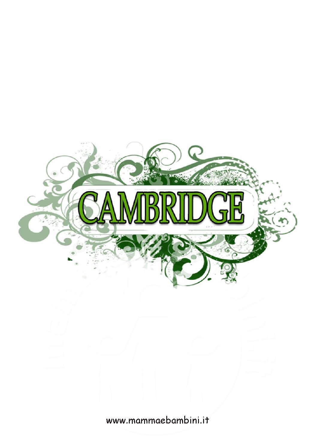 Copertina Cambridge colorata da stampare 2 Copertina Cambridge colorata da stampare