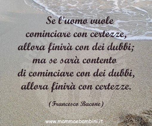 frase certezze e dubbi