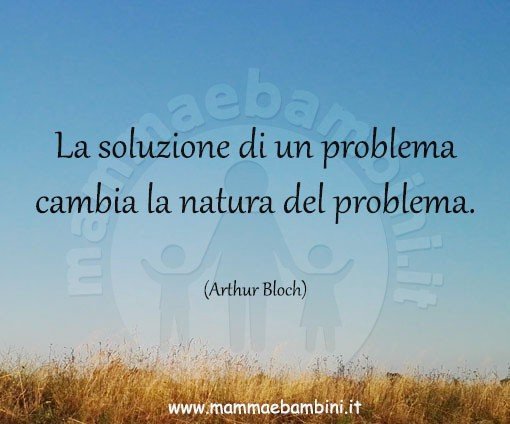 frase soluzione ai problemi