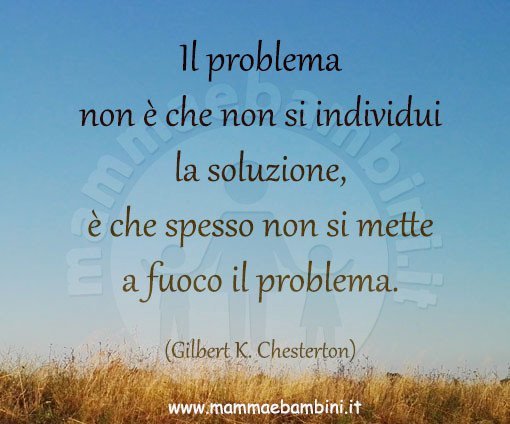 frase soluzione problemi