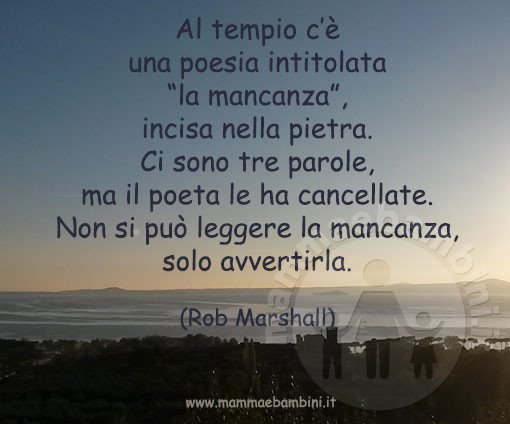 frase sulla mancanza