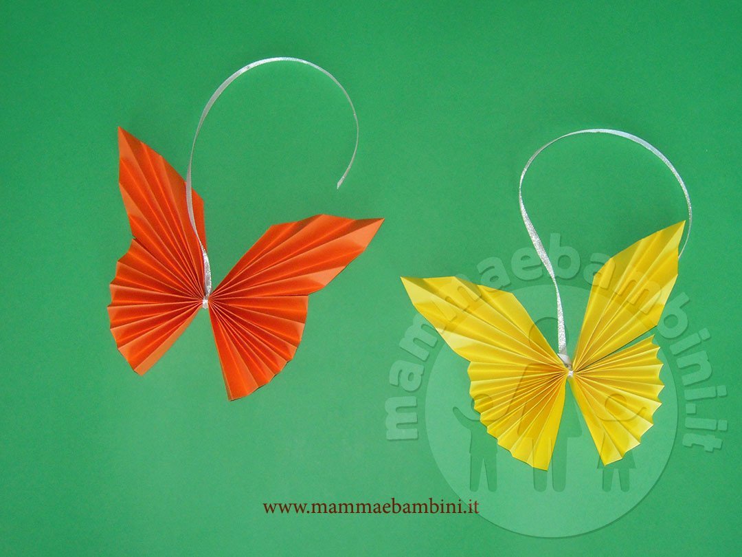 Tutorial farfalle di carta a fisarmonica 2 Tutorial farfalle di carta a fisarmonica