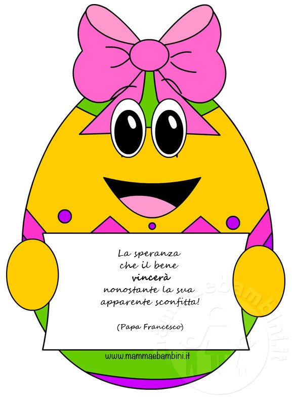 Cartoline auguri di Pasqua con frasi religiose 2 frase Pasqua speranza