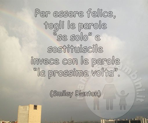 frase essere felice