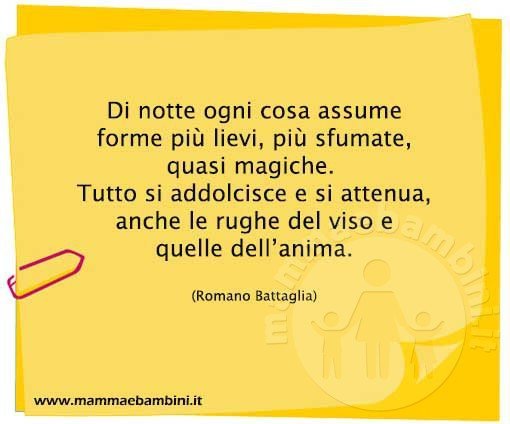 frase notte