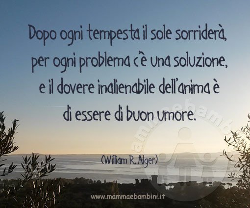 frase sole dopo tempesta