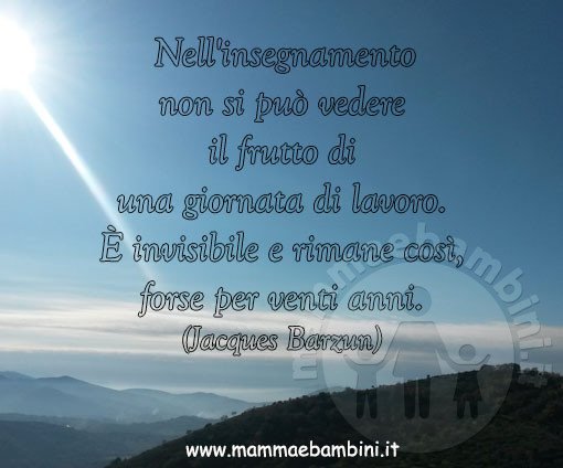 frase insegnamento