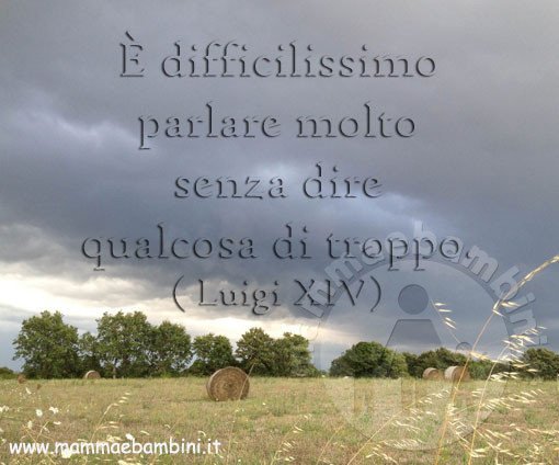 frase parlare troppo