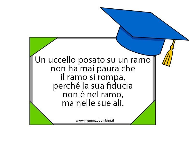 frase per fine anno scolastico