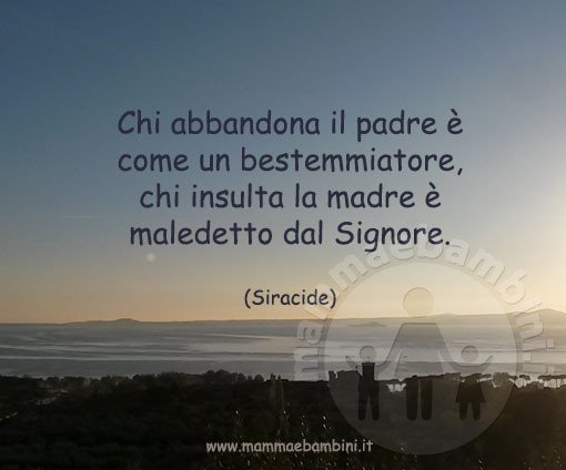 frase rispettare genitori