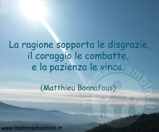 frase sopportare disgrazie