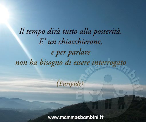 frase su tempo chiacchierone