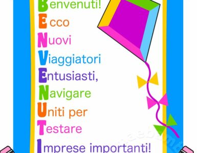 Raccolta cartelloni accoglienza scuola per bambini 10 acrostici benvenuti