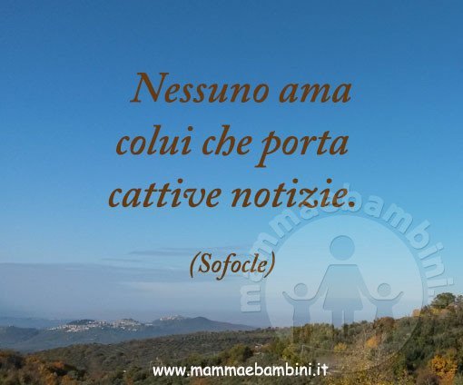 frase cattive notizie