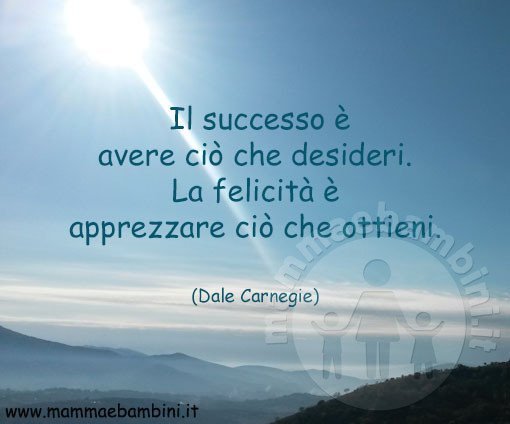 frase successo felicita